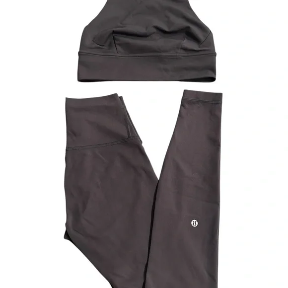 Lululemon Wunder Train Longline Bra - Aligned Leggings- High Waisted - Picture 4 of 5